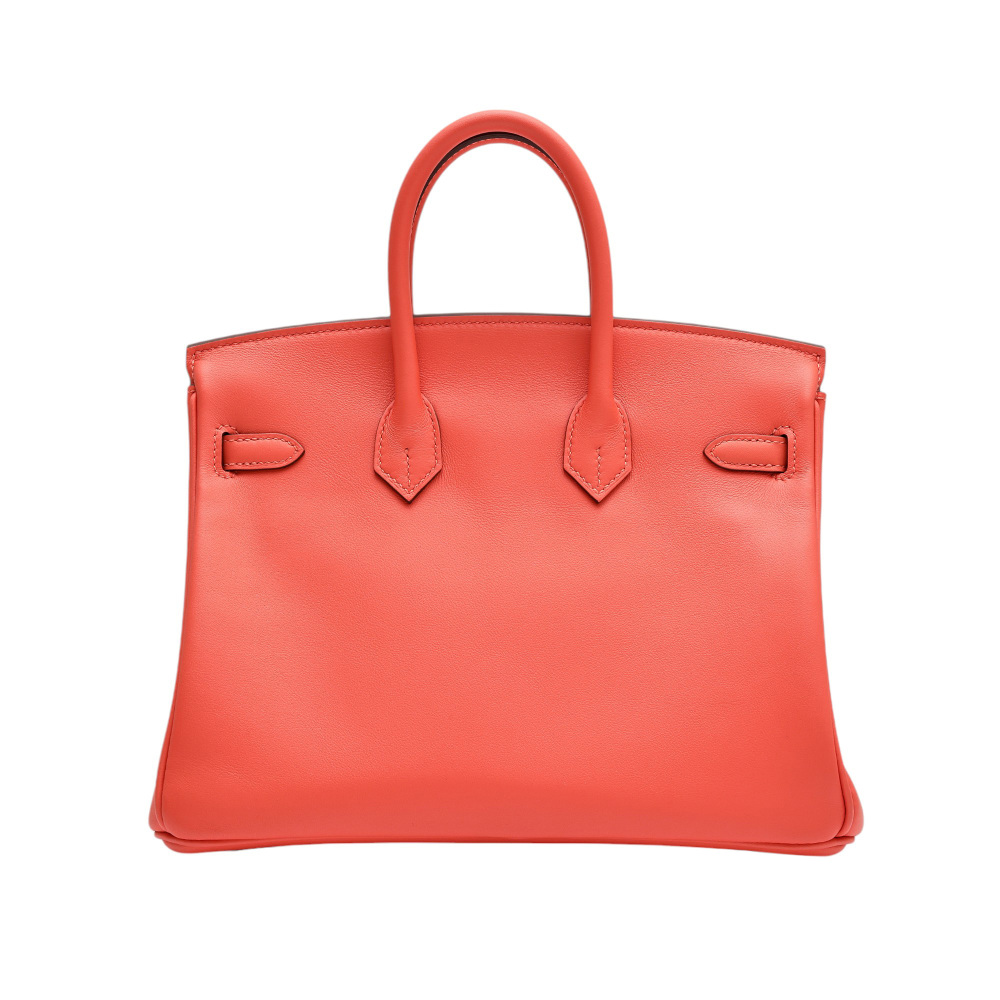 未使用] エルメス バーキン25 スイフト オレンジフィールド シルバー