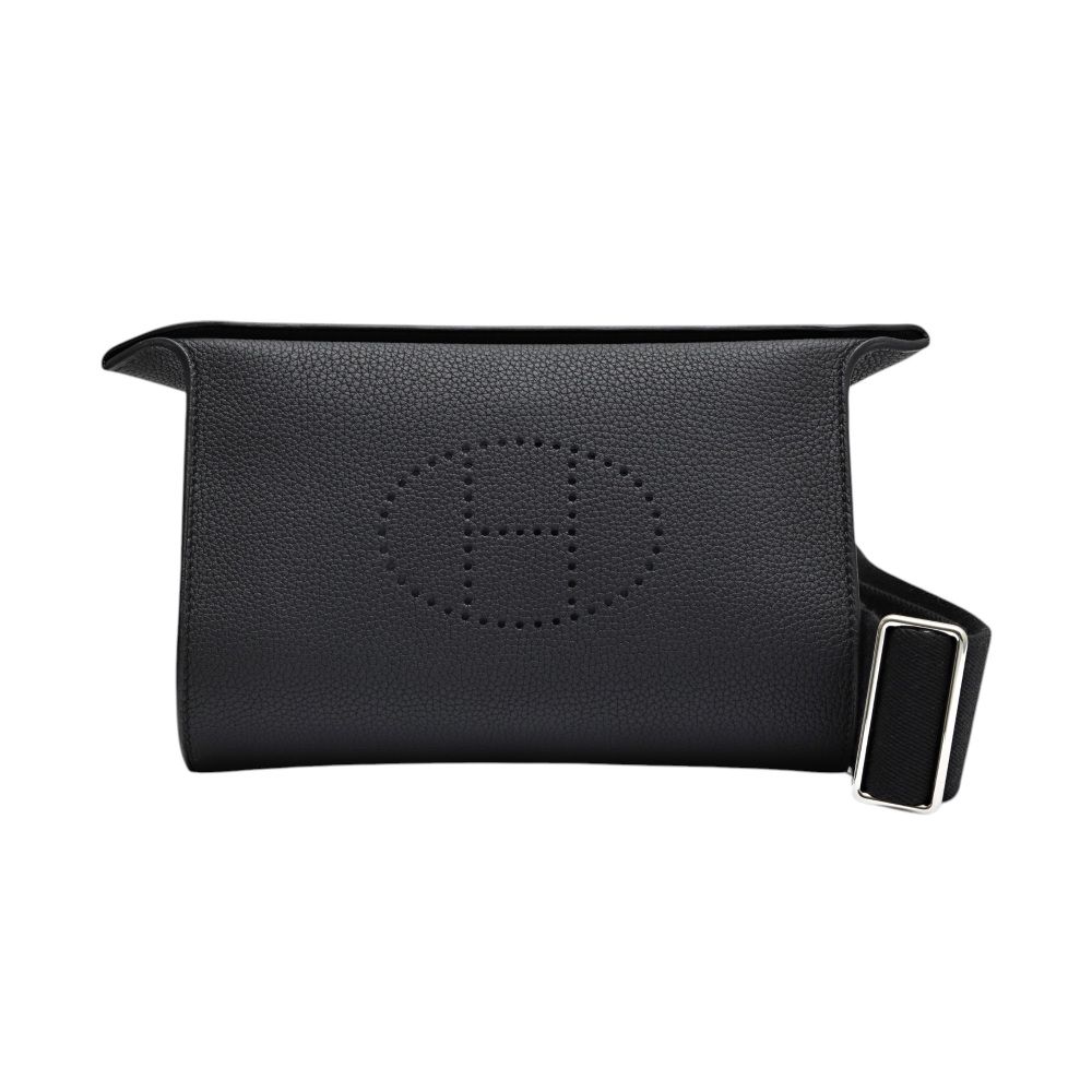 未使用] エルメス ヴィドポッシュ トゴ ブラック シルバー金具 W刻印