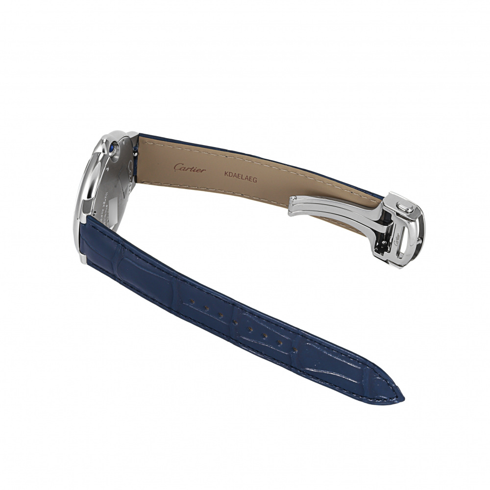 新品] カルティエ バロンブルー WSBB0027 ギョーシェ ブルー