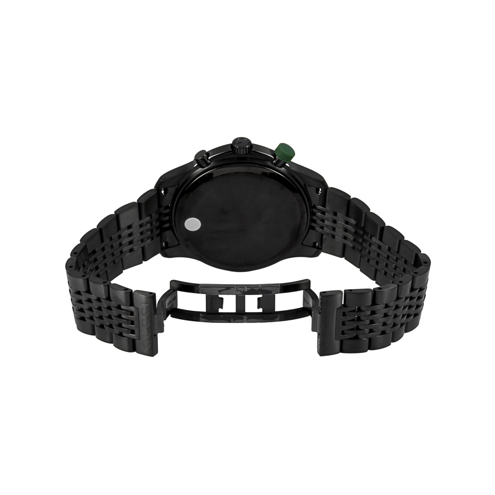 新品] グッチ Gタイムレス YA126225Aブラック ステンレス（PVD加工