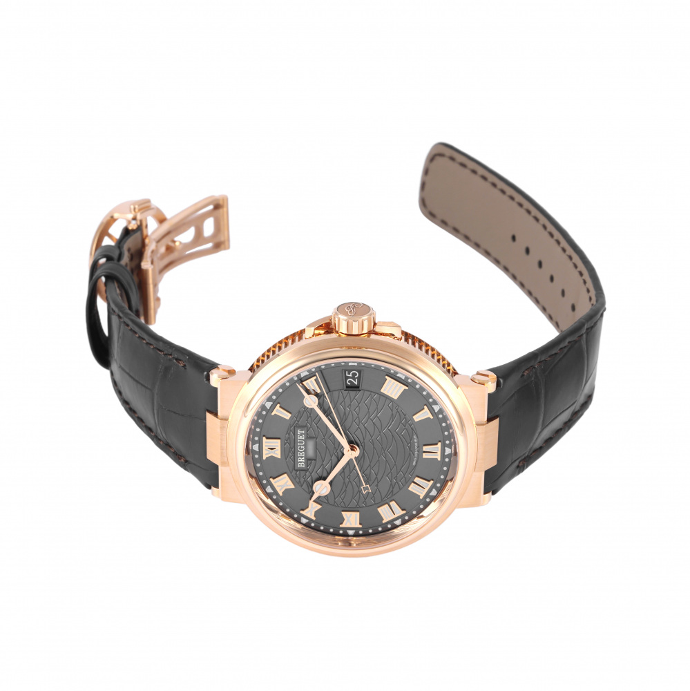 新品] ブレゲ マリーン 5517BRG39ZUグレー K18ローズゴールド