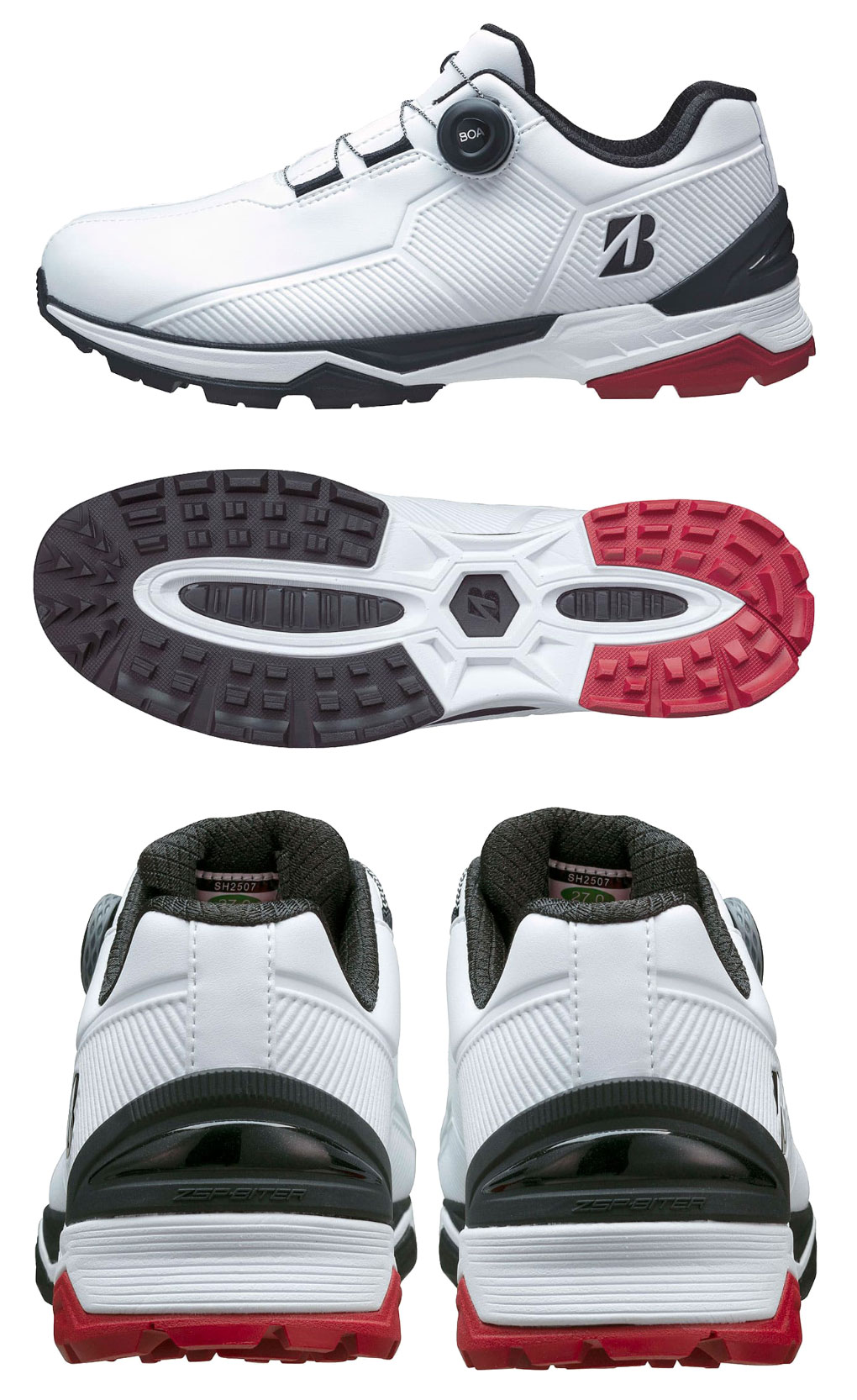 BS ブリヂストンゴルフ スパイクレスシューズ SH2507 ゼロ・スパイク