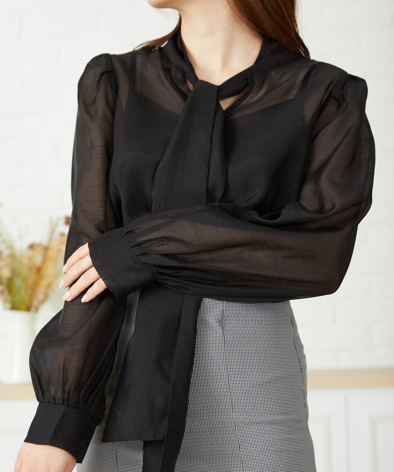 2WAYボウタイシアーブラウス/AC3406 – ORIENTALTRAFFIC