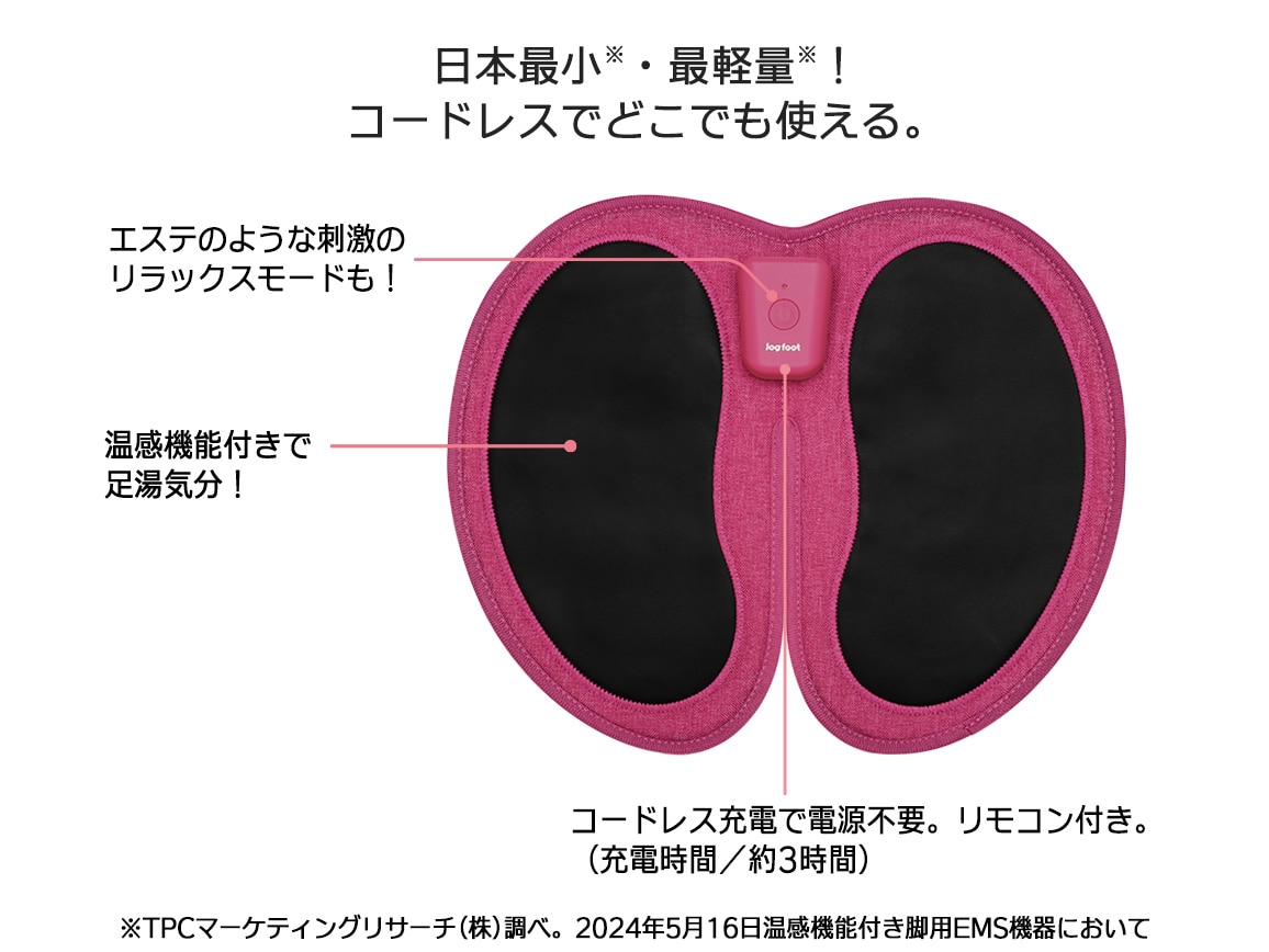 ジョグフット 歩トレパッド(06_ブラック): ｜ カタログ通販のハルメク