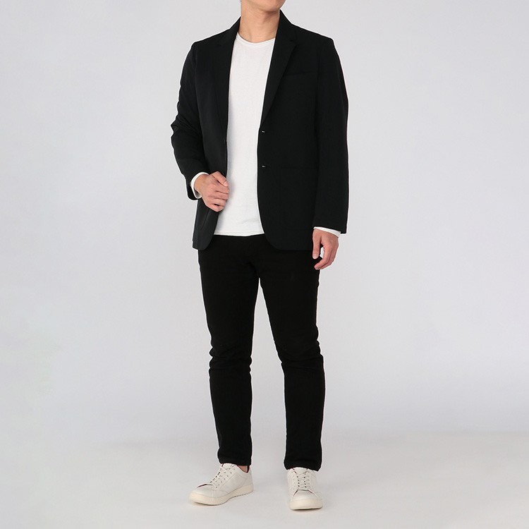 UNTRACK]JALオリジナル ストレッチジャケット ブラック L(L ブラック