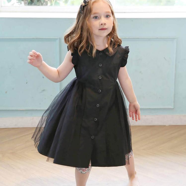 Rora 半袖 ワンピース キッズ 通販 半袖ワンピース 72062401 前開き