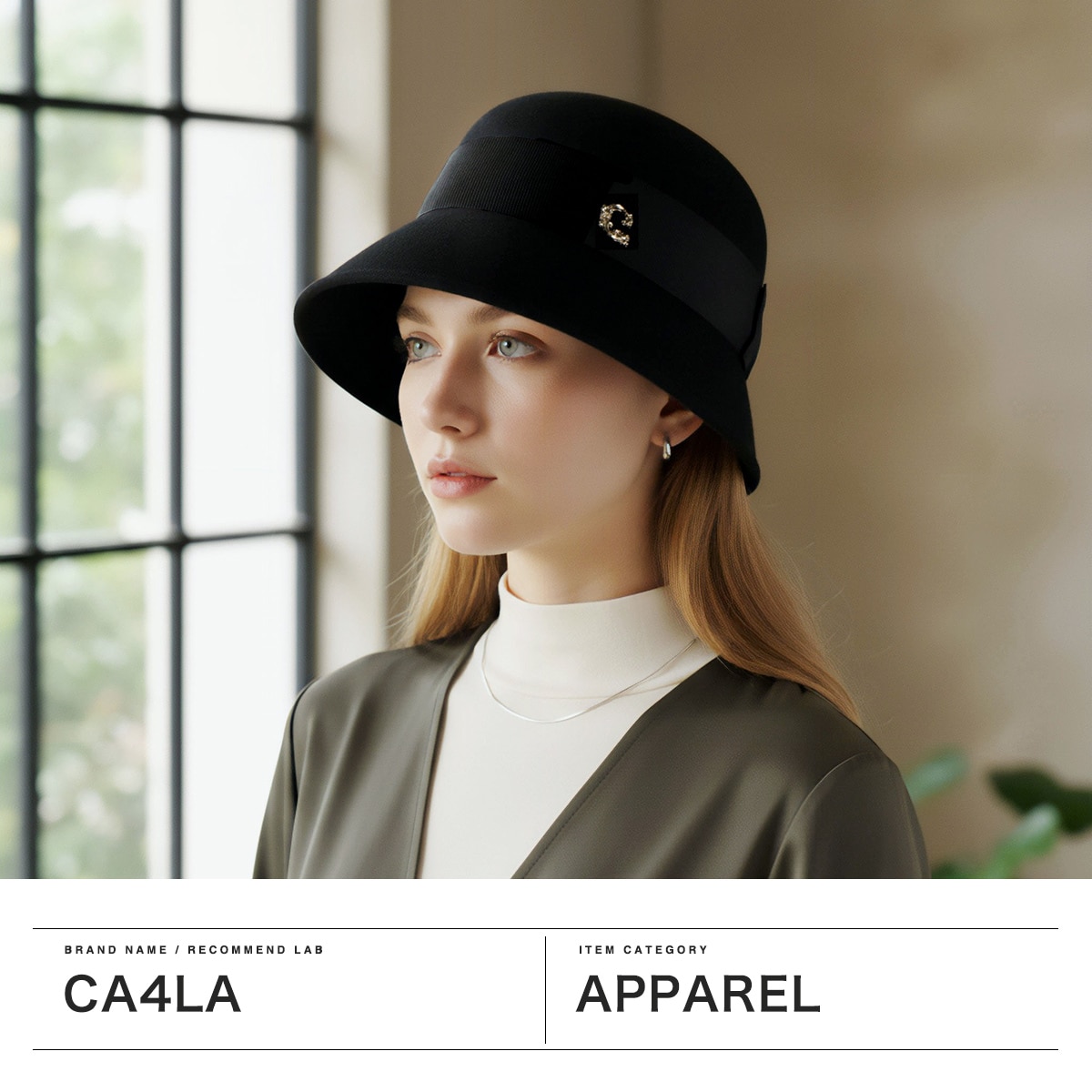 CA4LA ハット レディース 秋冬 秋 冬 カシラ 帽子 深め おしゃれ