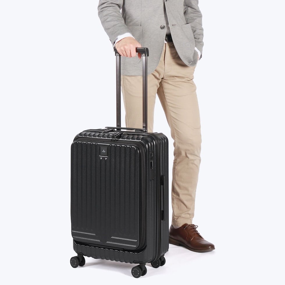 ランバン オン ブルー スーツケース M フロントオープン LANVIN en