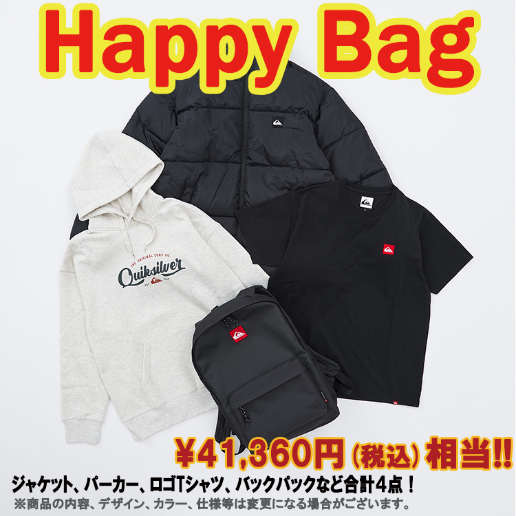 mic21ダイビングショップ[ QUIKSILVER ] 2026 QS HAPPY BAG メンズ 4点