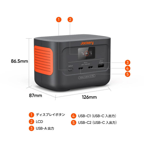 Jackery ポータブル電源 100Plus【JE-100A】 — PLOW(プラウ)公式ストア