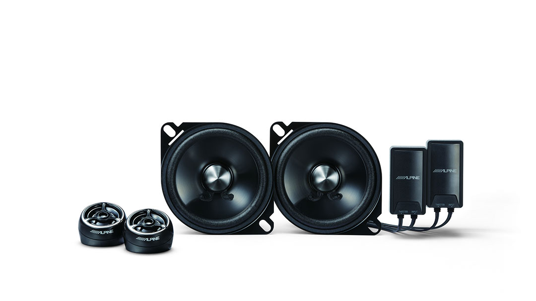 10cmセパレート2WAY グレードアップスピーカー: スピーカーアルパイン