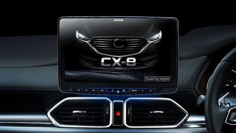 CX-8（KG系） 11型カーナビ フローティング ビッグX11 取付けキット