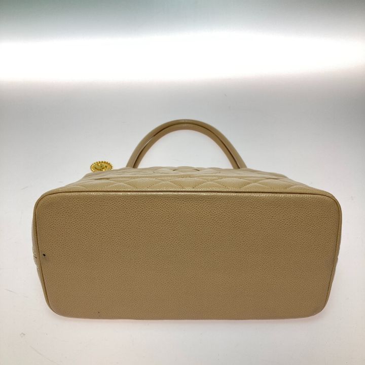 CHANEL シャネル 復刻トート キャビアスキン トートバッグ ココマーク