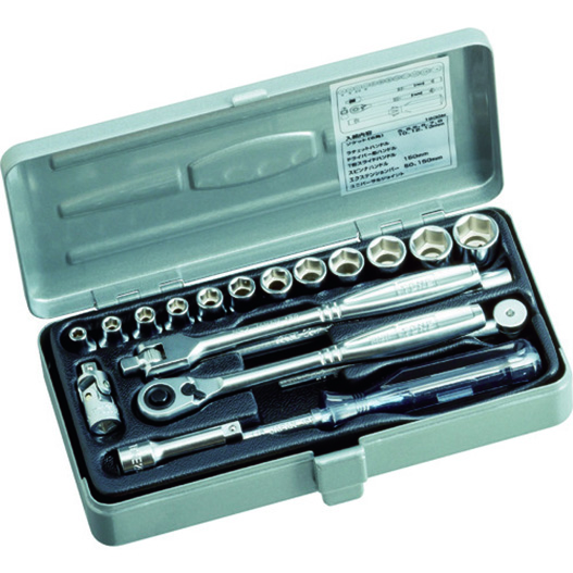 TONE ソケットレンチセット 19pcs 1800M | ファクトリーギア