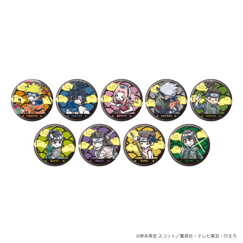 缶バッジ「NARUTO－ナルト－」01/コンプリートBOX(全9種)(グラフアート