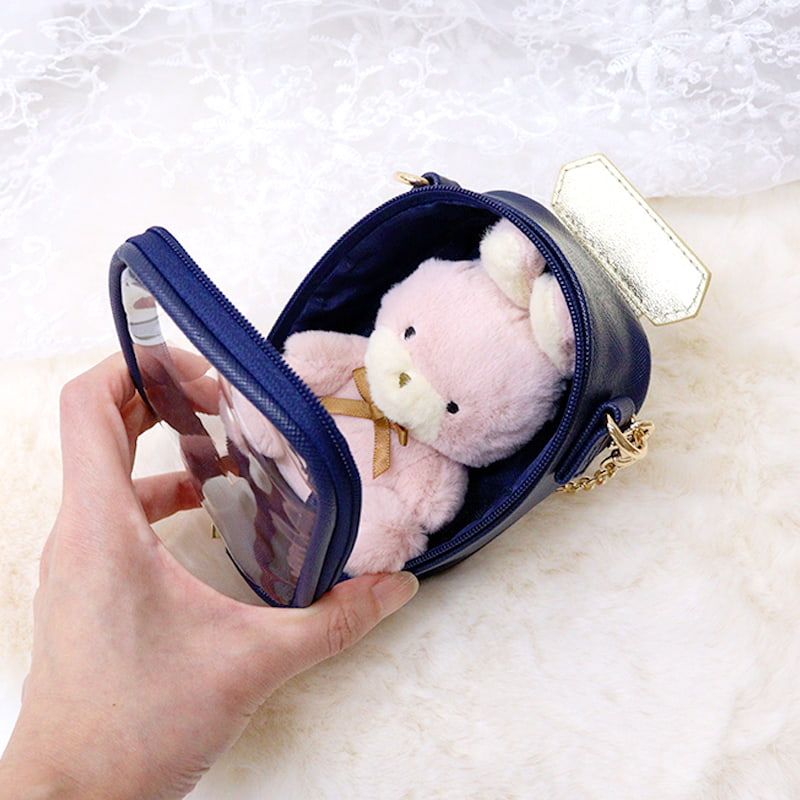 nui.香水ボトル風ぬいポーチ ネイビー 【推し活】｜アニメ