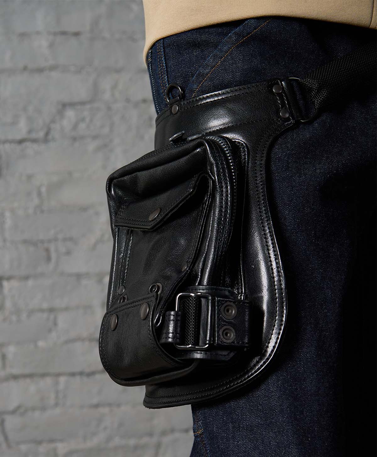 レッグバッグ レザー｜カドヤ公式オンラインショップ｜HF LAB/LSP-2WAY