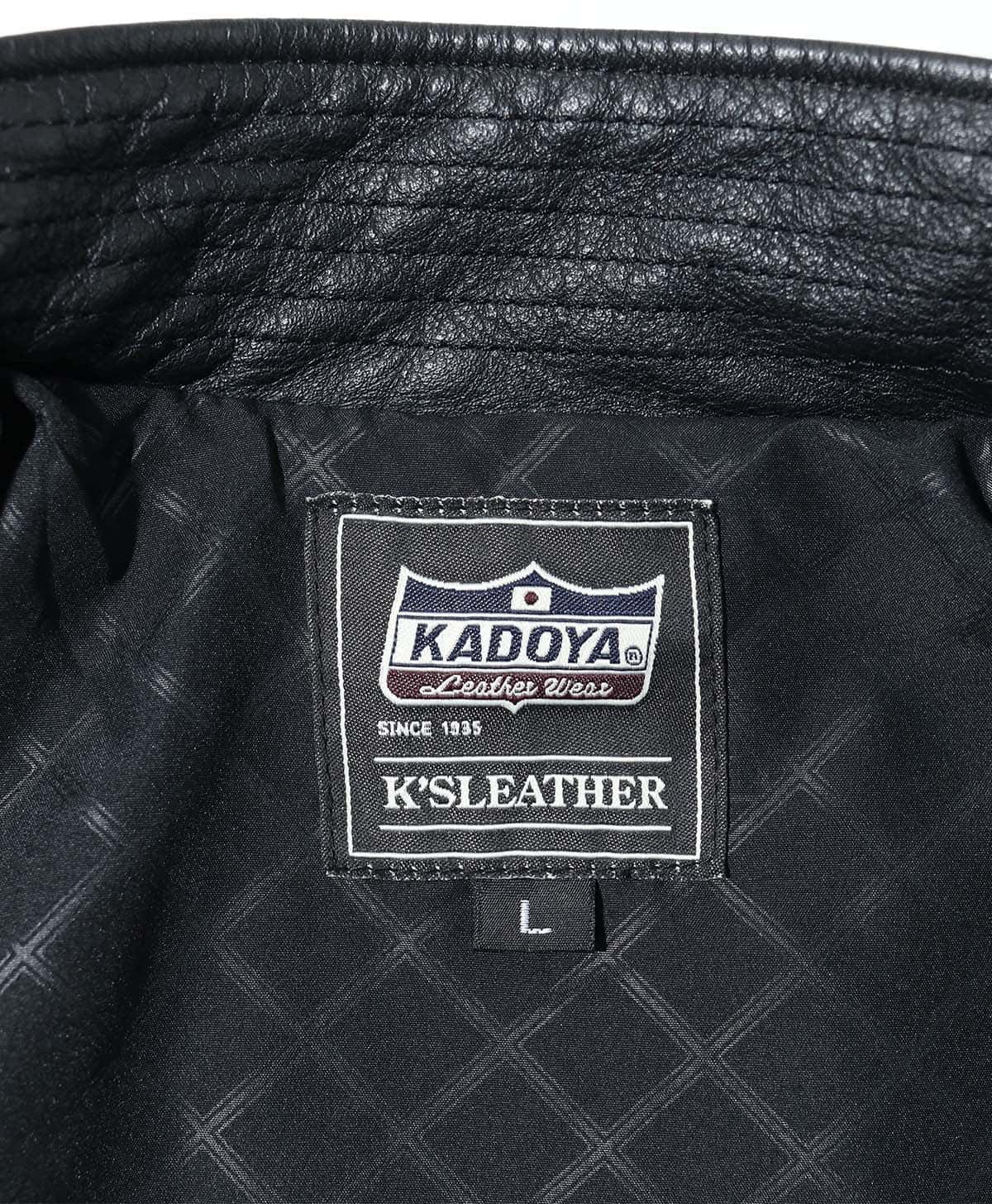 革ジャン ハイネック セミダブル レザージャケット｜カドヤ公式