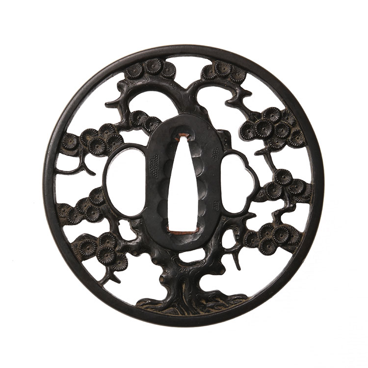 古奈良 松樹透鍔/鐔 ｜日本刀販売は永楽堂