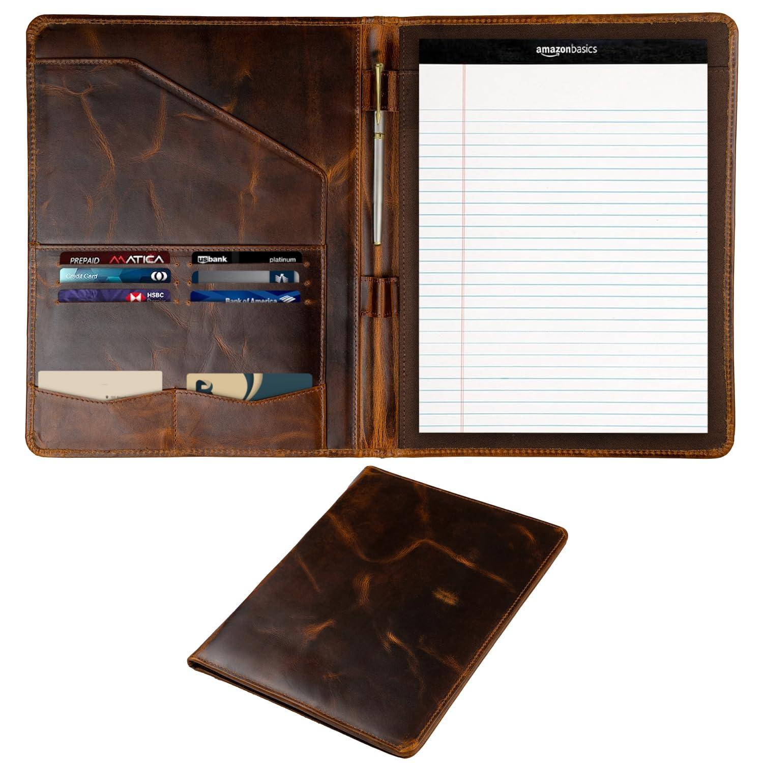 Leather Portfolio Folder (Antique)