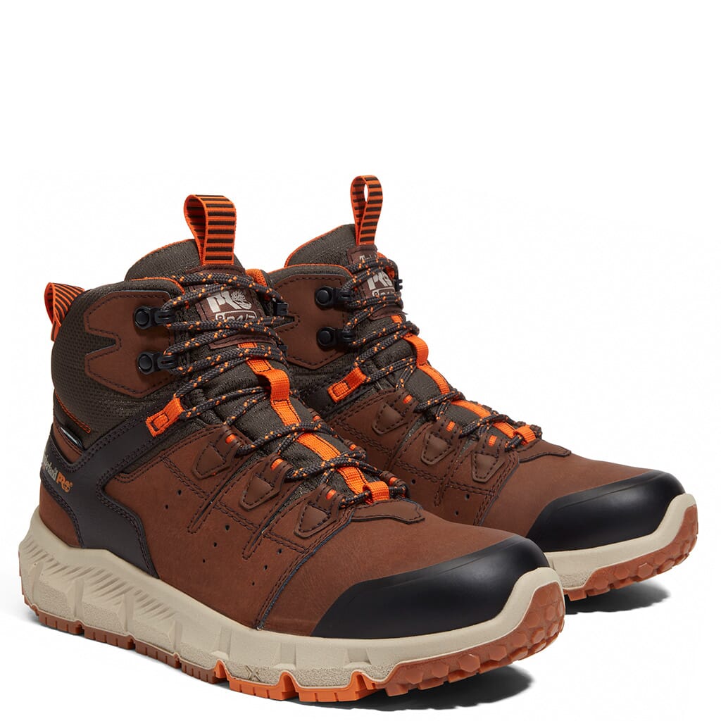 Timberland PRO Tempe Waterproof Work Boots - Medium Brown