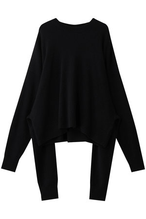 ENFOLD(エンフォルド)｜MANY-WAY PULLOVER/プルオーバー/ブラック の