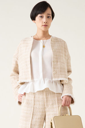 martinique(マルティニーク)｜GIOLICAツイードジャケット(セットアップ