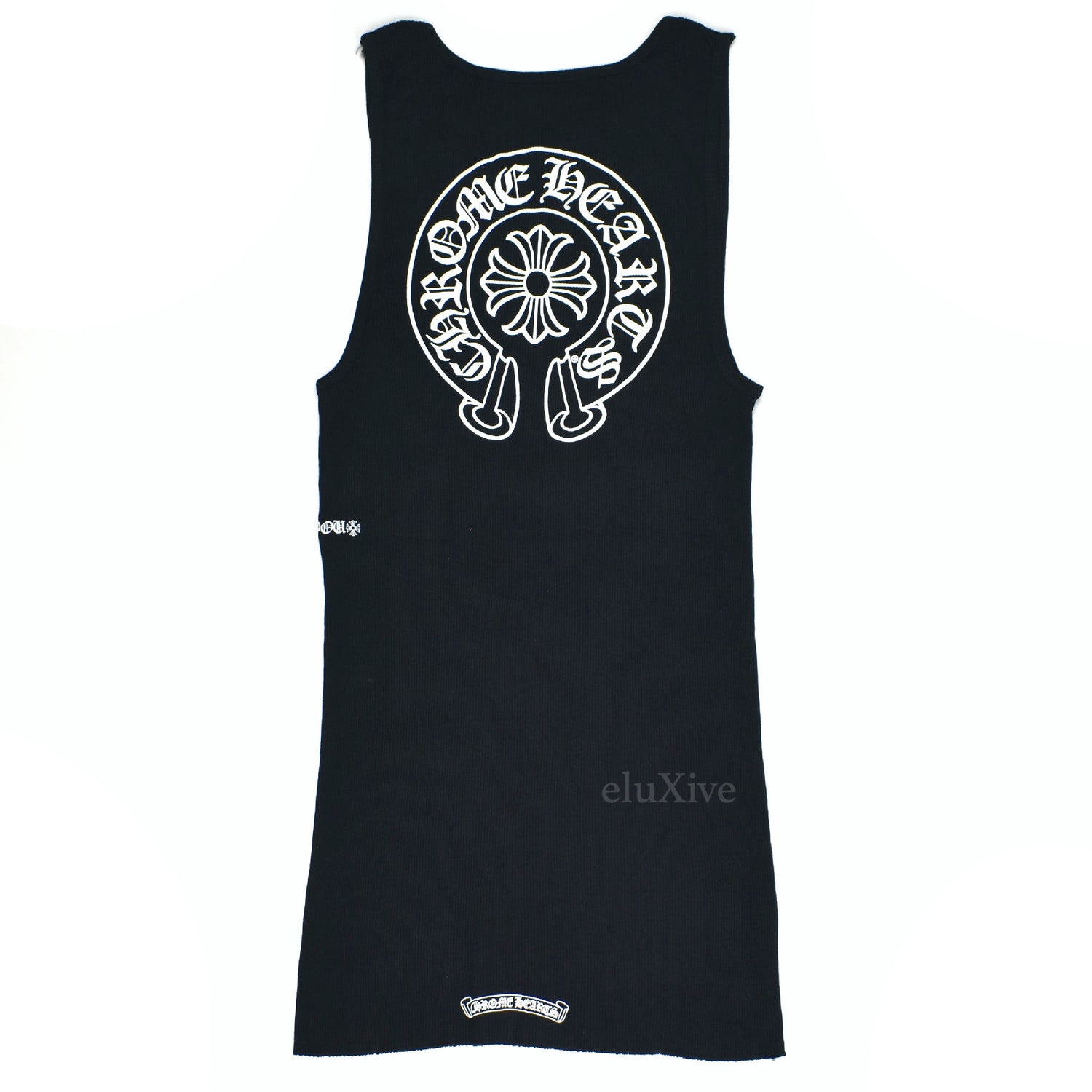 Chrome Hearts - Black Horseshoe Logo Tank Top – eluXive