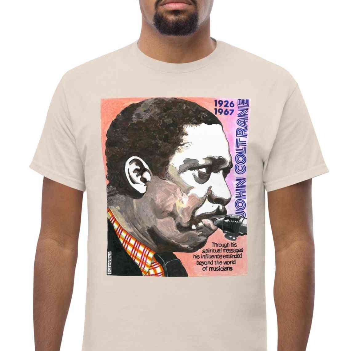 John Coltrane T-Shirt | Portrait Painting - Em & Ahr