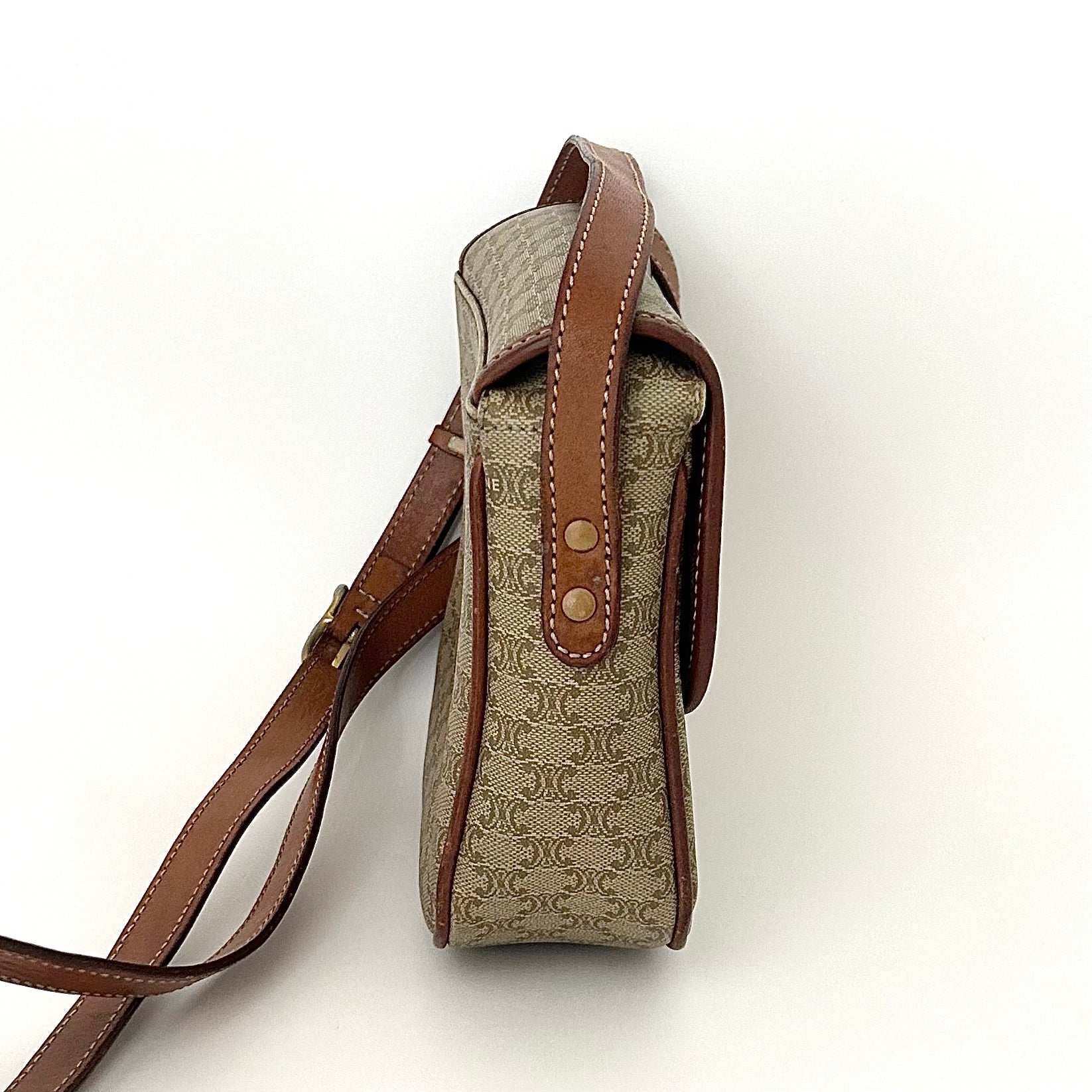 セリーヌ マカダムショルダーバッグ ベージュ/ CELINE / セリーヌ