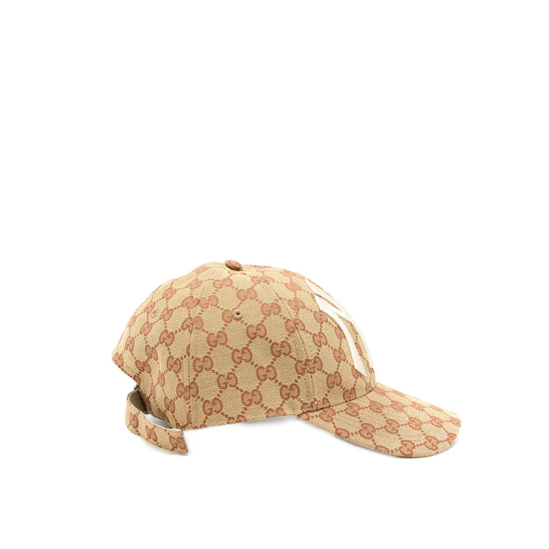 Gucci NY Yankees-logo GG Cap Canvas Beige