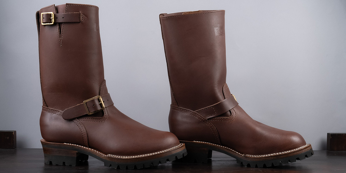 ウエスコブーツ] WESCO BOSS Brown 7710-100 Brass Roller Buckles