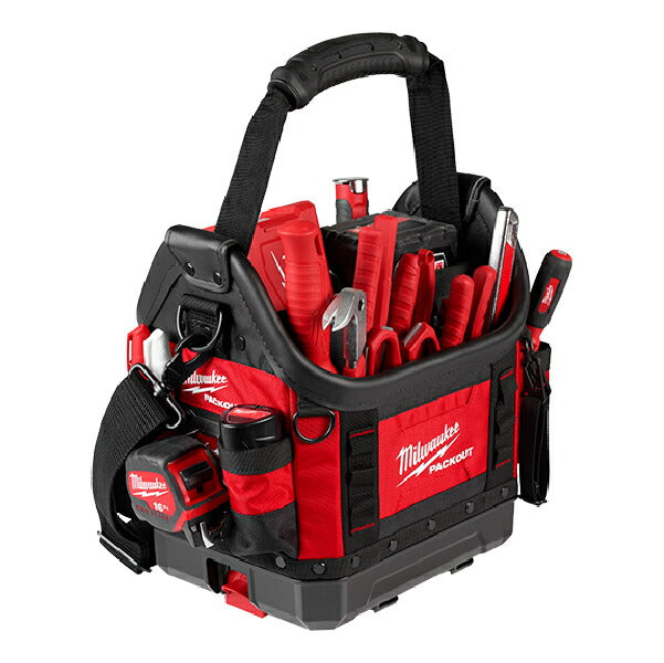 日本正規品 ミルウォーキー PACKOUT ベルト付き10インチタフトート