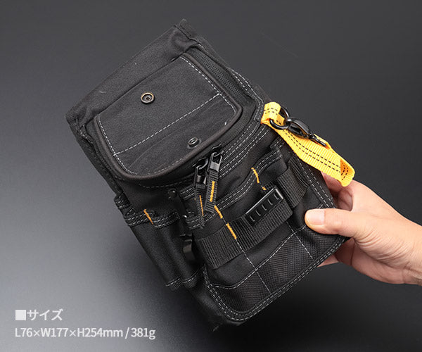 KUNY'S EL-1524 腰袋片側 Ziptop M クニーズ