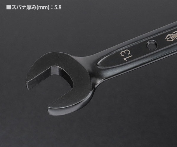 ロブテックス J-CRAFT99 ブラックラチェットコンビネーションレンチ