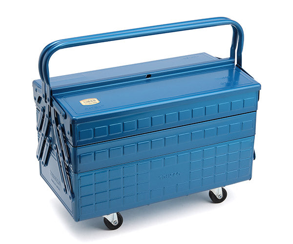 TRUSCO トラスコ 3段式工具箱 412x220x343 ブルー GT-410-B