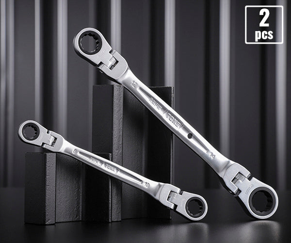 京都機械工具(KTC) ラチェットめがねレンチ (両頭型首振りタイプ