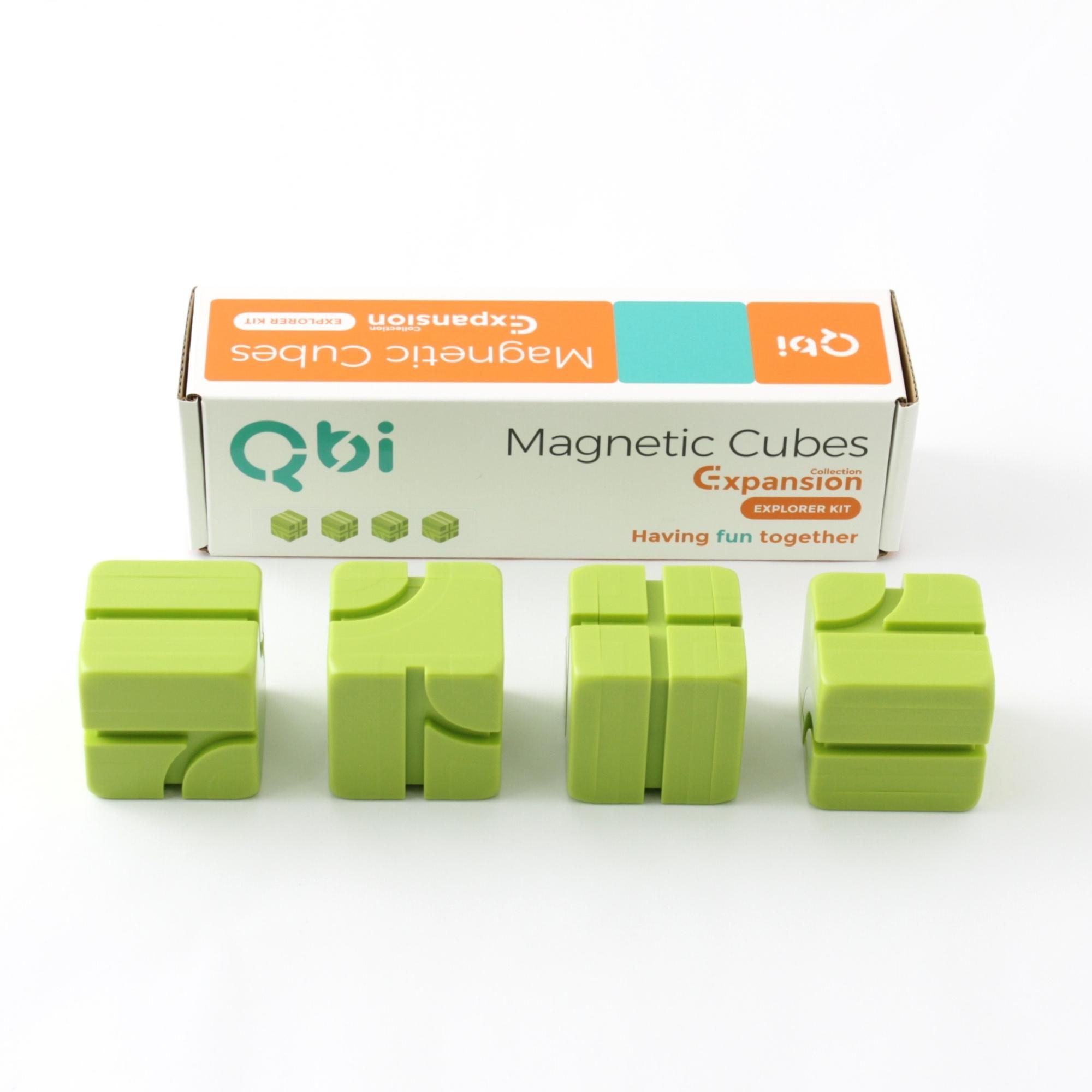 Qbi Explorer Kids 軽量ブロック4個セット(グリーン) | ENGAGING TOYS