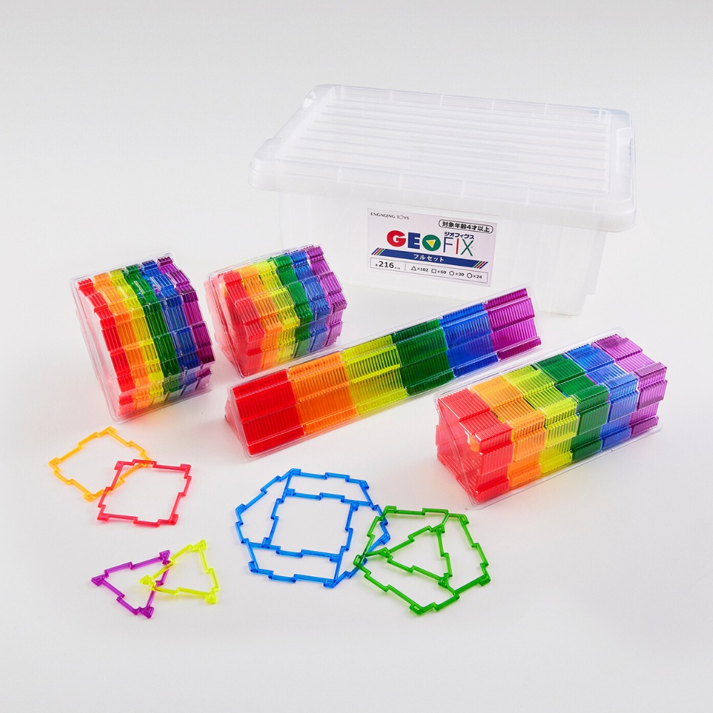 GEOFIX(ジオフィクス) フルセット クリスタルカラー 216ピース お