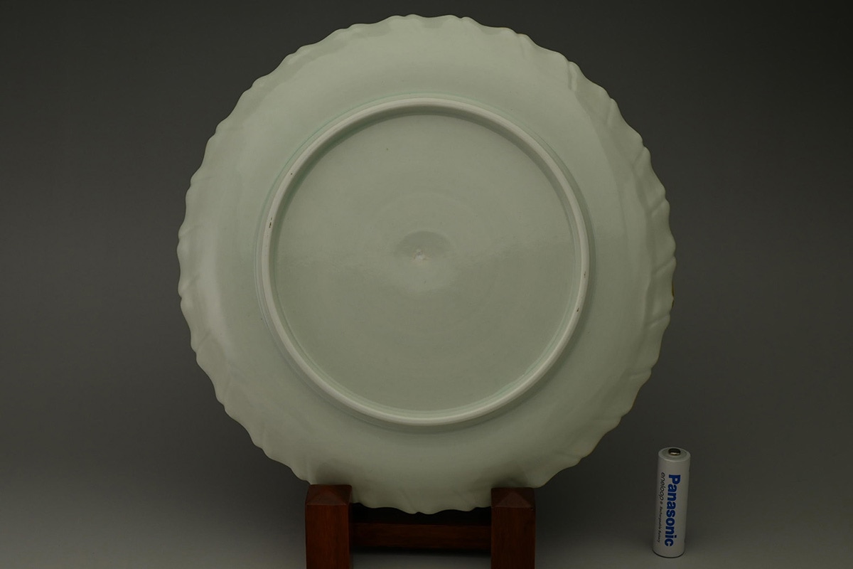 渡邊心平 No.076005 紅紫陽花文七寸平皿 | えにし庵