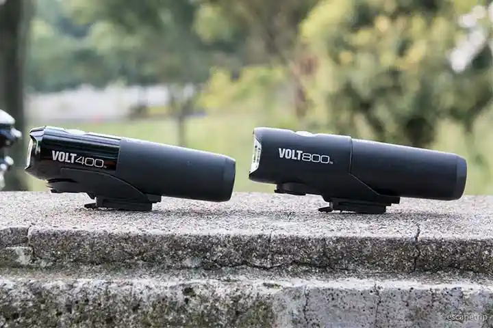 キャットアイ「VOLT800」と「VOLT400」の比較。用途に応じたライトを選ぼう
