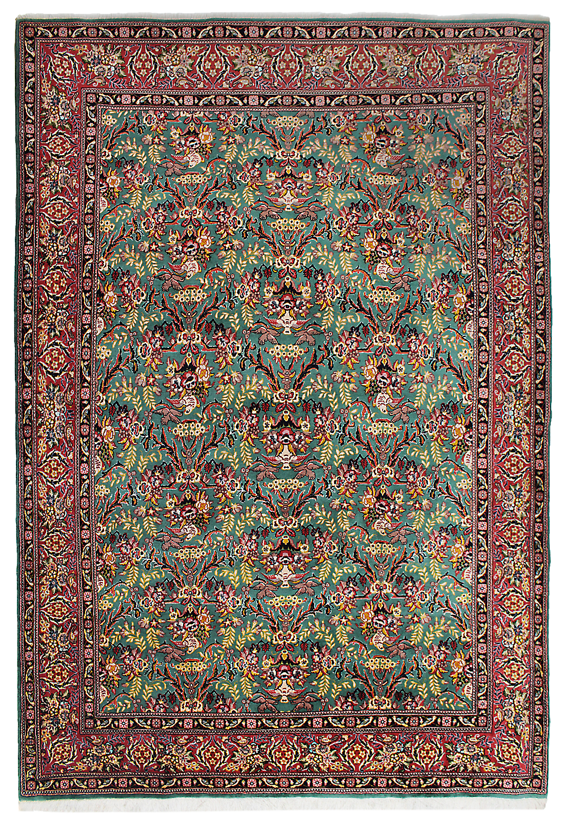 カシャーン産｜産地と有名工房｜ペルシャ絨毯について｜ペルシャ絨毯の