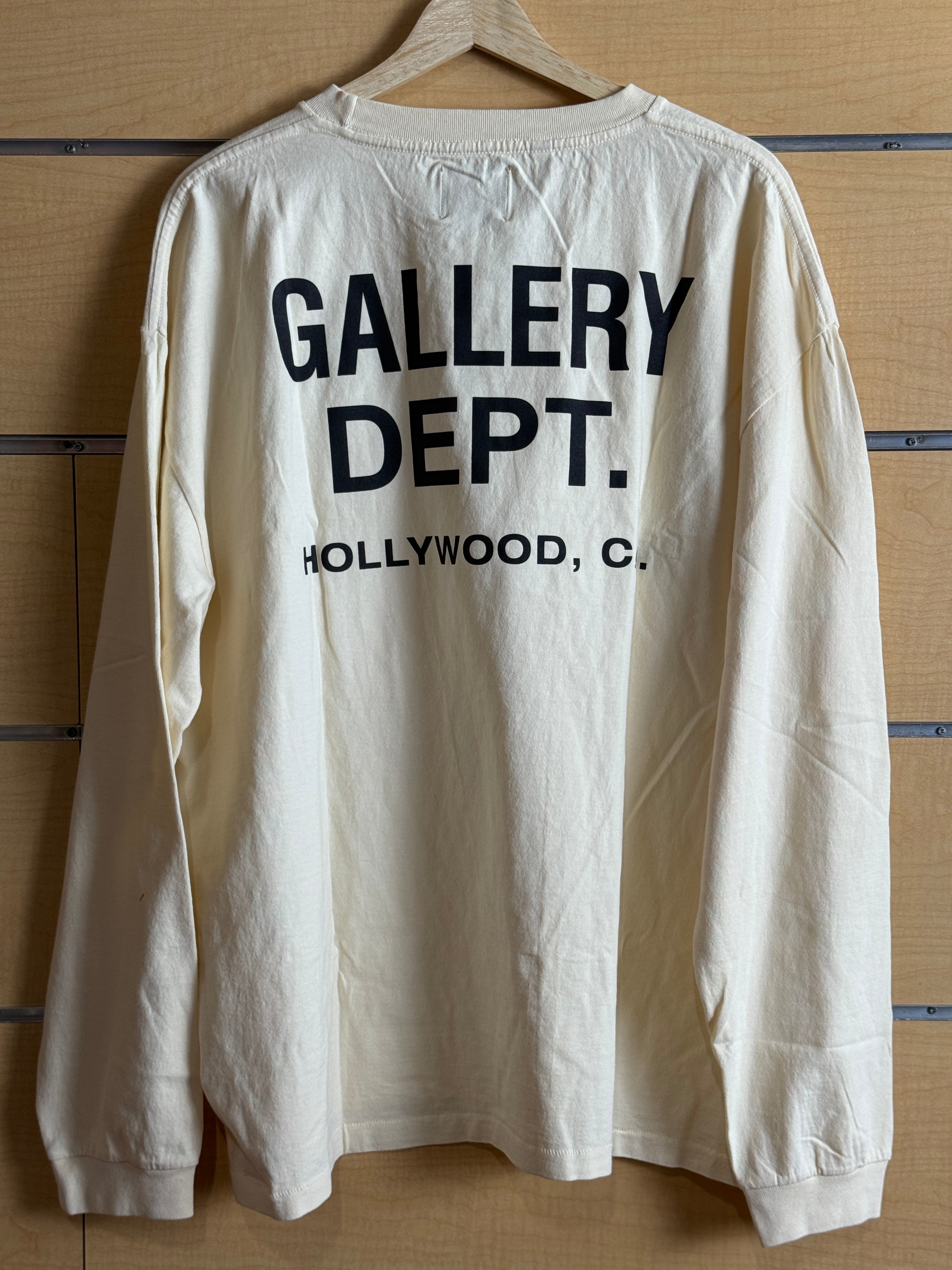 GALLERY DEPT CREAM LONG SLEEVE TEE – epsneakerscene