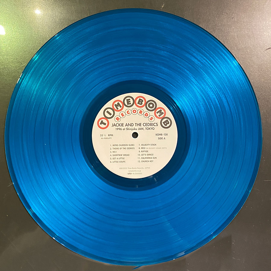JACKIE & THE CEDRICS / 1996 at Shinjuku JAM, TOKYO (LP) – EROSTIKA