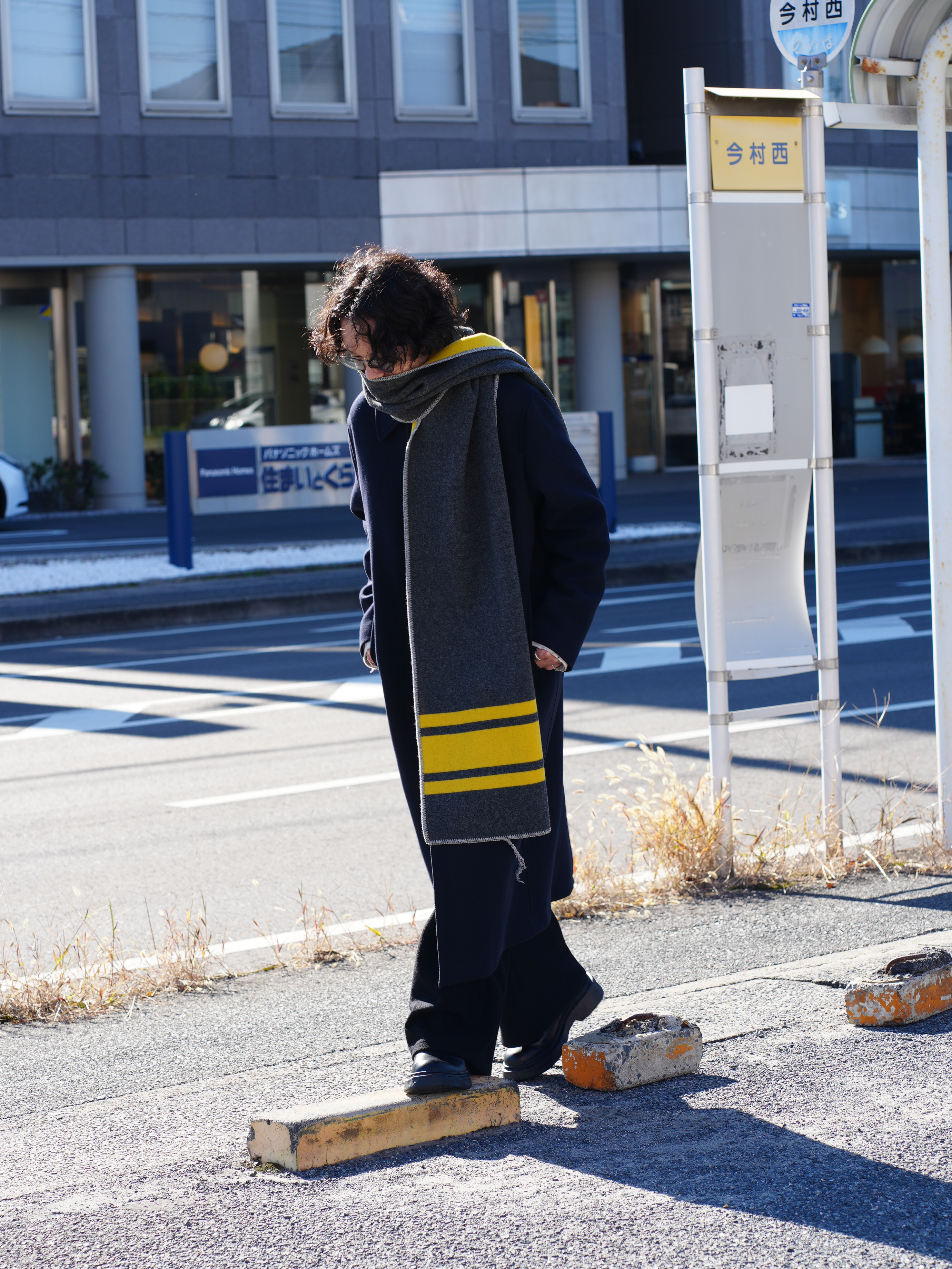 ANCELLM / exclusive】WOOL BLANKET SCARF