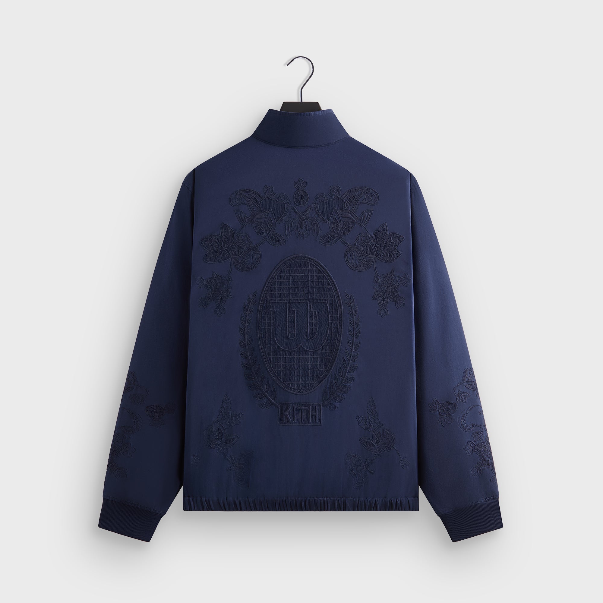 Kith for Wilson Embroidered Mesh Track Jacket - Nocturnal – Kith