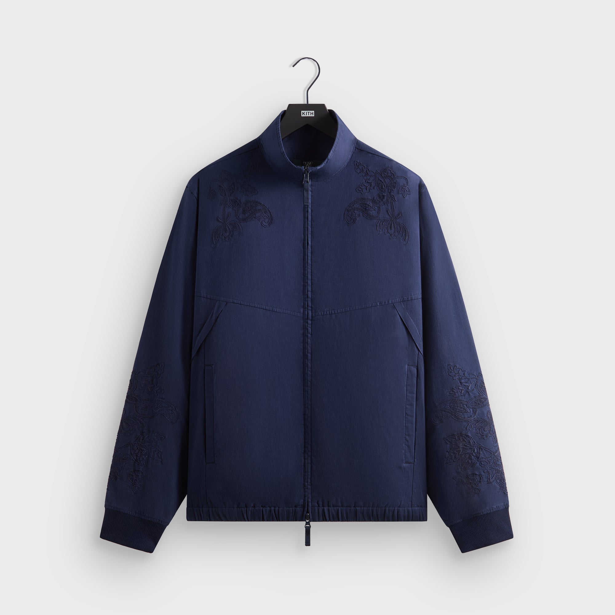 Kith for Wilson Embroidered Mesh Track Jacket - Nocturnal – Kith