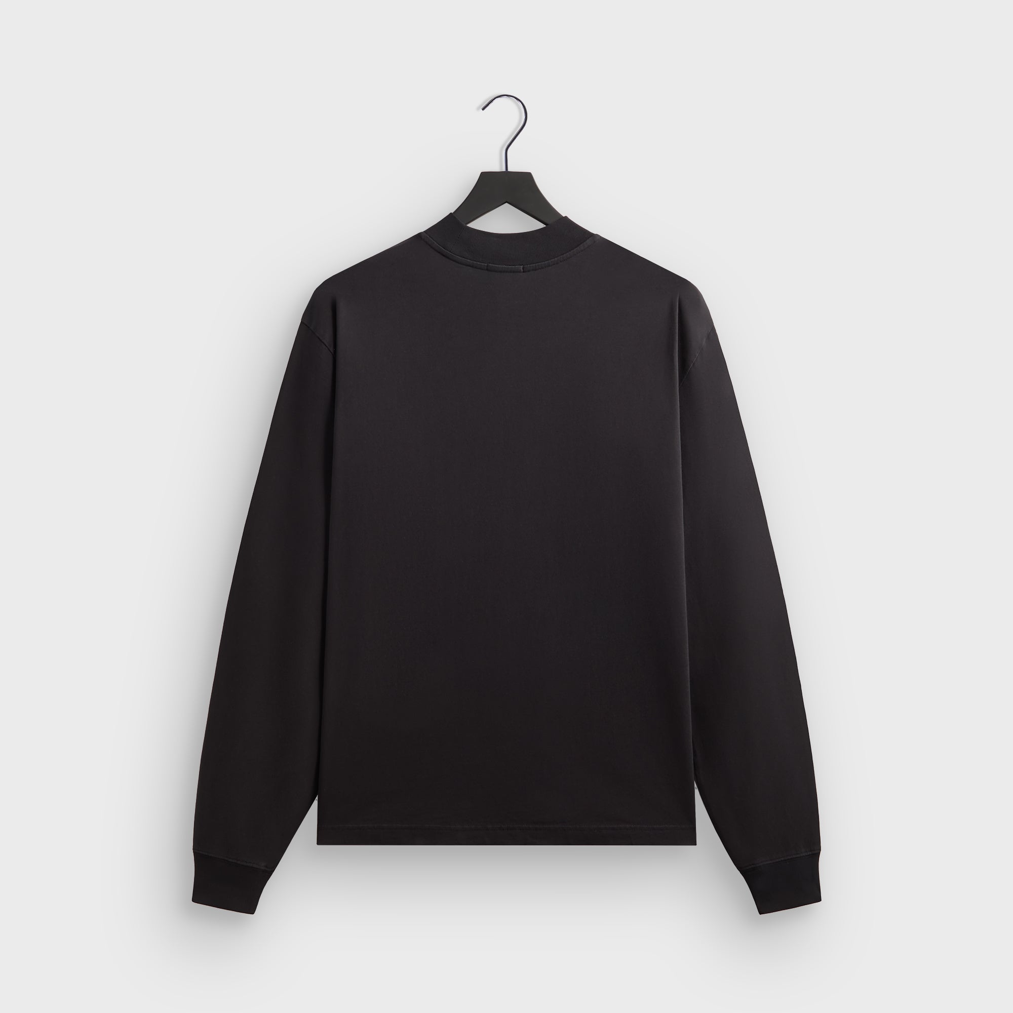 Kith Long Sleeve Mock Neck LAX Tee - Black – Kith Europe
