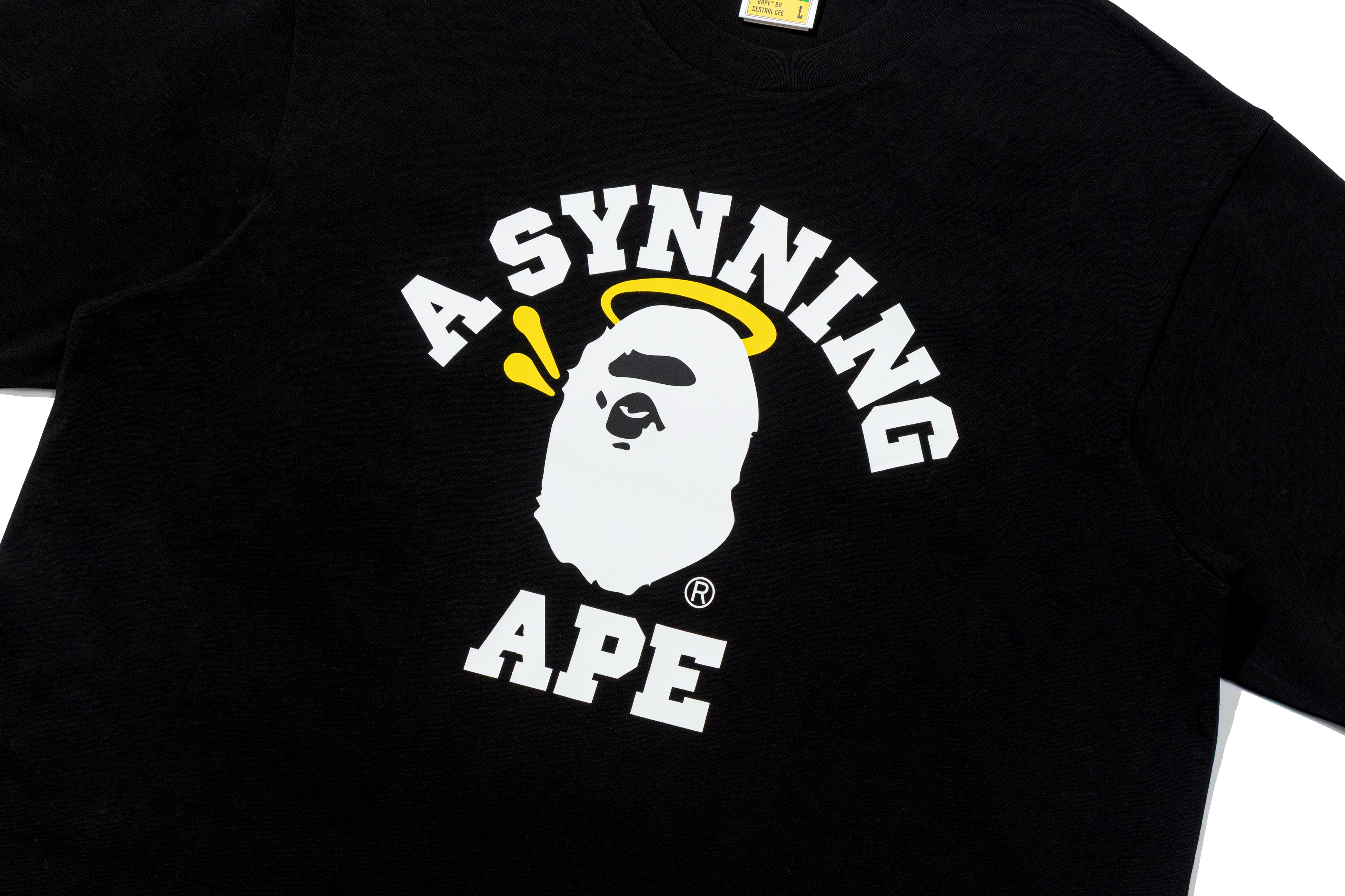 BAPE X SPOTIFY BY CENTRAL CEE COLLEGE RELAXED FIT TEE – eu.bape.com