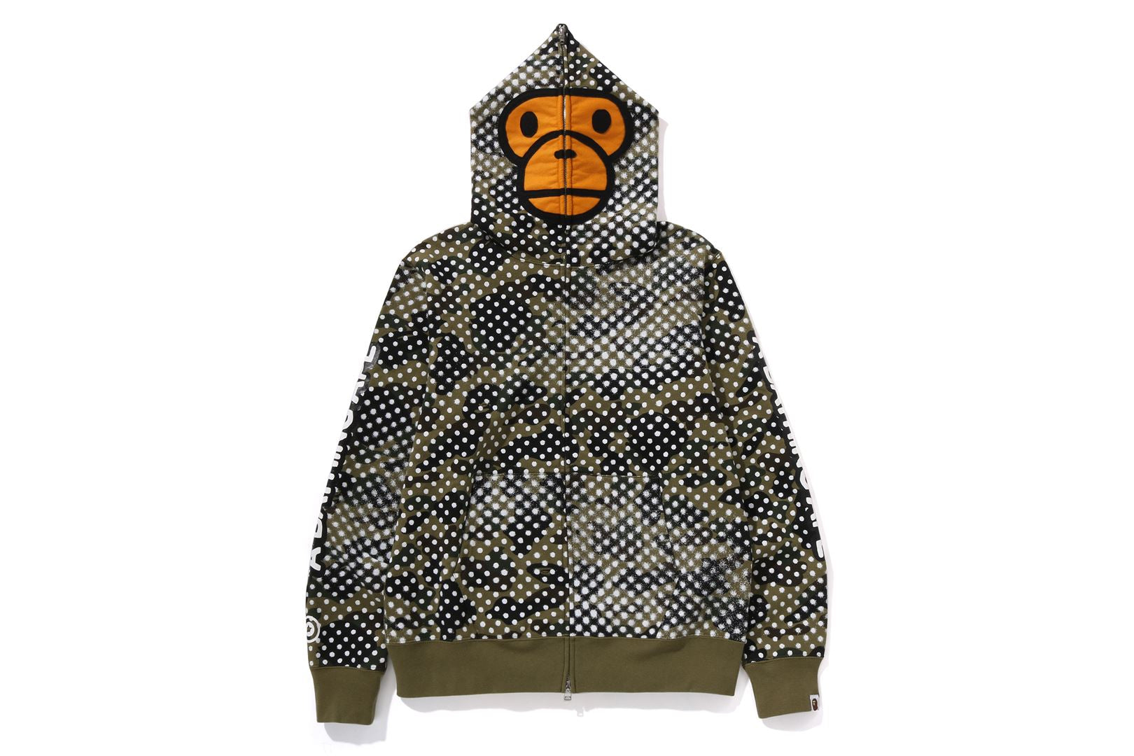 BAPE X JOSHUA VIDES - MILO FACE FULL ZIP HOODIE MENS – eu.bape.com